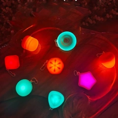 Wholesale LED Silicone Pet Light USB Rechargeable and Waterproof Dog Night Light for Running Walking Camping