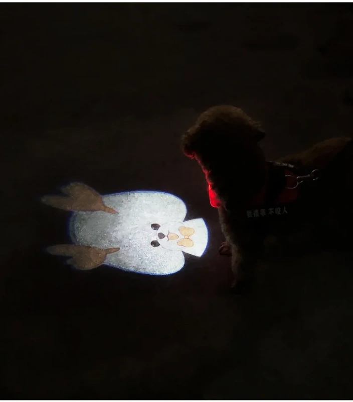 Wireless Led Pet Poop Holder Background Atmosphere Night LED Dog Dispenser Photography Accessories Girls Pet Gift