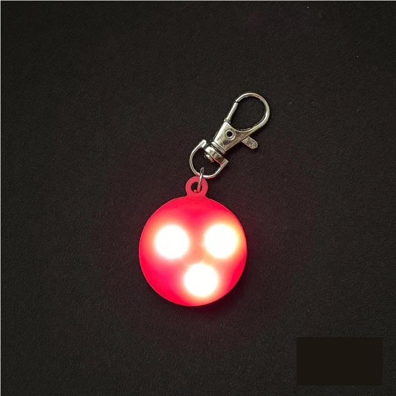 Pet LED Luminous Pendant Dog Cat Pendant Night Walking  Night Light Flashing Warning Pendant Light