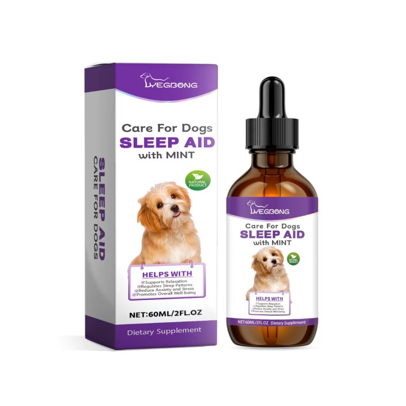 Dog Sleep Drops Care for dogs' night sleep, pet sleep care drop supplements