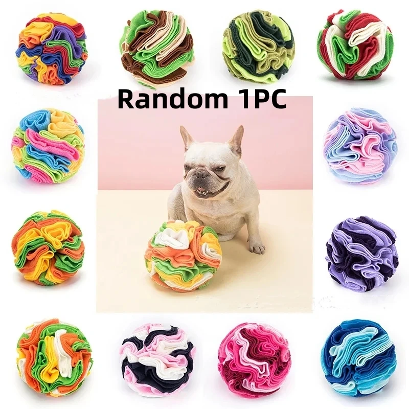 Pet Snuffle Ball,1pc Dog Sniff Ball Sniffing Snack Ball,Sniffer,Pet Supplies,Chihuahua Items, Plush Toys, Dog Accessories