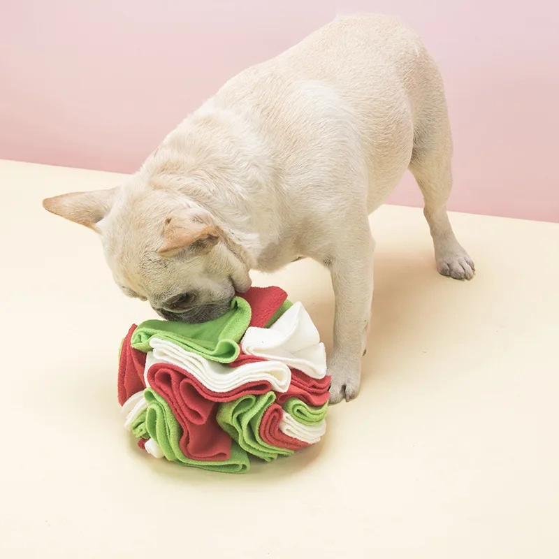 Pet Snuffle Ball,1pc Dog Sniff Ball Sniffing Snack Ball,Sniffer,Pet Supplies,Chihuahua Items, Plush Toys, Dog Accessories
