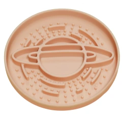 Customized Eco-Friendly Silicone Slow Feed Bowl Licking Pad  Grippy Suction Pet Feeding Solution Pet Washable Feeding Mat