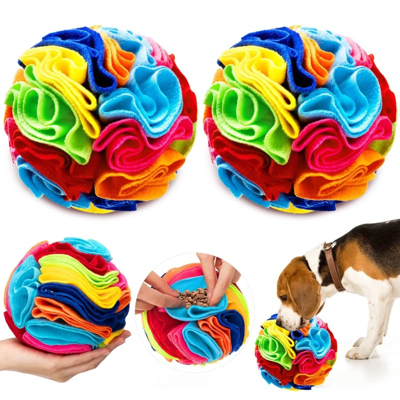 Pet Snuffle Ball,1pc Dog Sniff Ball Sniffing Snack Ball,Sniffer,Pet Supplies,Chihuahua Items, Plush Toys, Dog Accessories