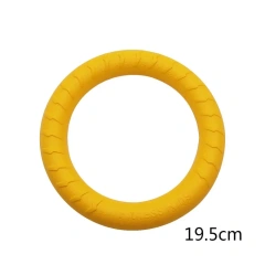 Dog Ring Frisbeed Toys Pet Flying Disk Training Ring Puller Anti-Bite Floating Interactive Supplies Dog Aggressive Chewing Toys