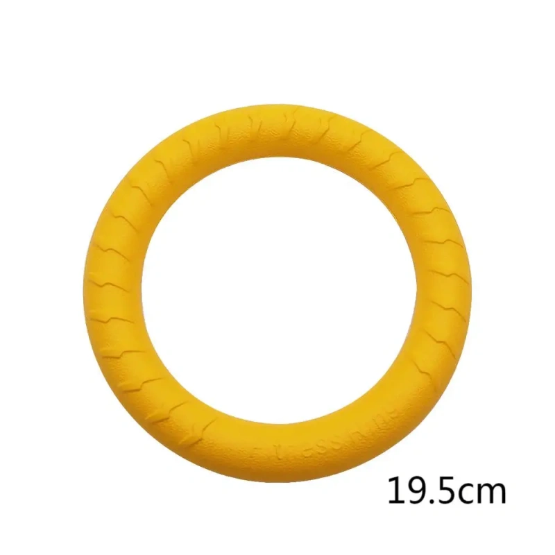 Dog Ring Frisbeed Toys Pet Flying Disk Training Ring Puller Anti-Bite Floating Interactive Supplies Dog Aggressive Chewing Toys