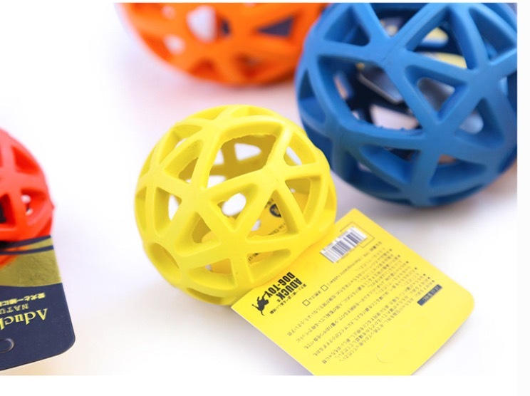 Dog Rubber Food Leak Ball Toy Bouncy Ball