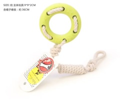 Teething TPR Cotton Circle Rope Toy