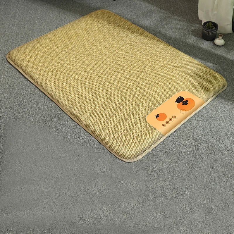 Cooling Waterproof Pet Mat for Summer Comfort Breathable Rattan Dog Kennel Bed Anti-Catch Cat Sleeping Pad