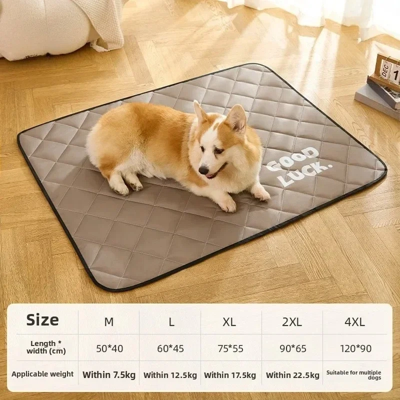Washable Reusable Pet Mat Sleeping Mat with Anti-Slip Backing Micro Waterproof  Puppy Training Pad  for Indoor/Outdoor/Car Use