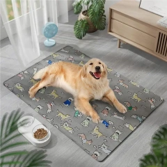 Cooling Pad For Dog Thicken Cooling Mat Waterproof Bed For Kennel Crate Indoor Outdoor Support Puppies Senior Dogs Cold Weather