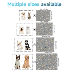 Cooling Pad For Dog Thicken Cooling Mat Waterproof Bed For Kennel Crate Indoor Outdoor Support Puppies Senior Dogs Cold Weather
