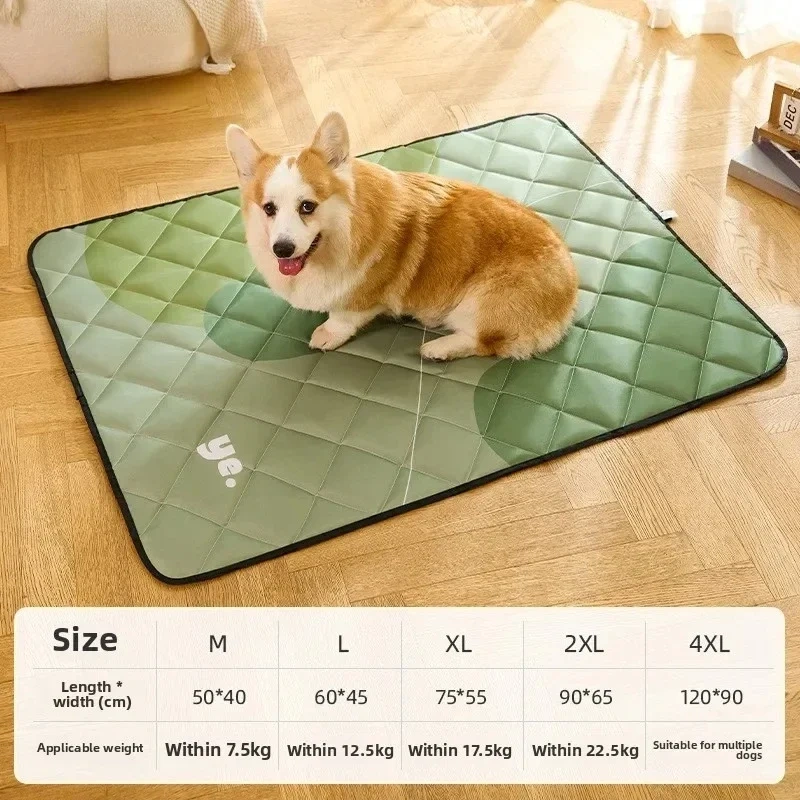 Washable Reusable Pet Mat Sleeping Mat with Anti-Slip Backing Micro Waterproof  Puppy Training Pad  for Indoor/Outdoor/Car Use