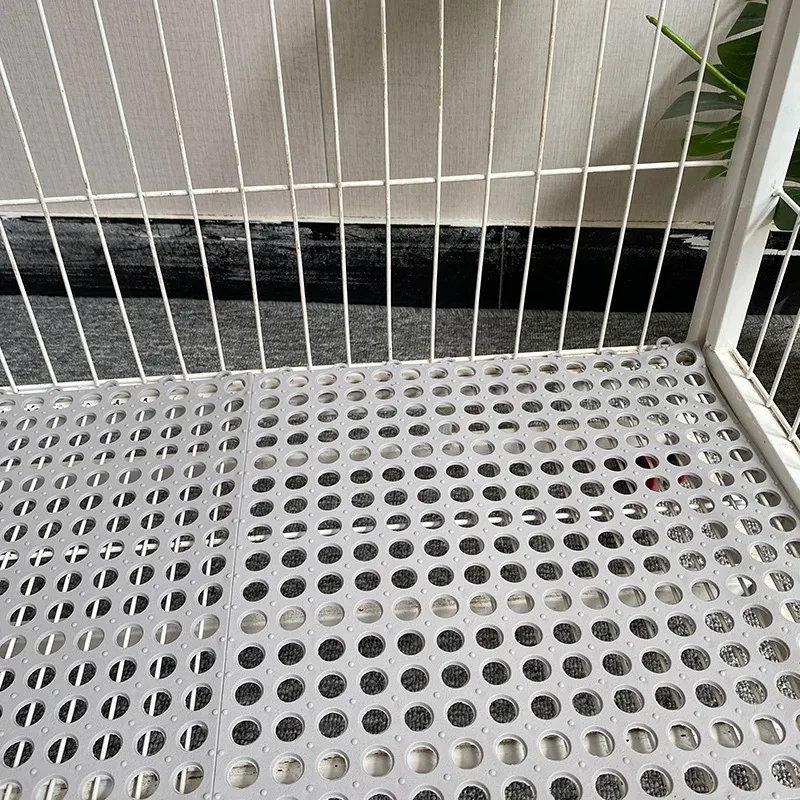Pet Cat Cage Anti Slip Foot Pad Anti Jamming Foot Grid Dog Cage Pad Foot Pad Dog Cage Special Cage Floor Pad