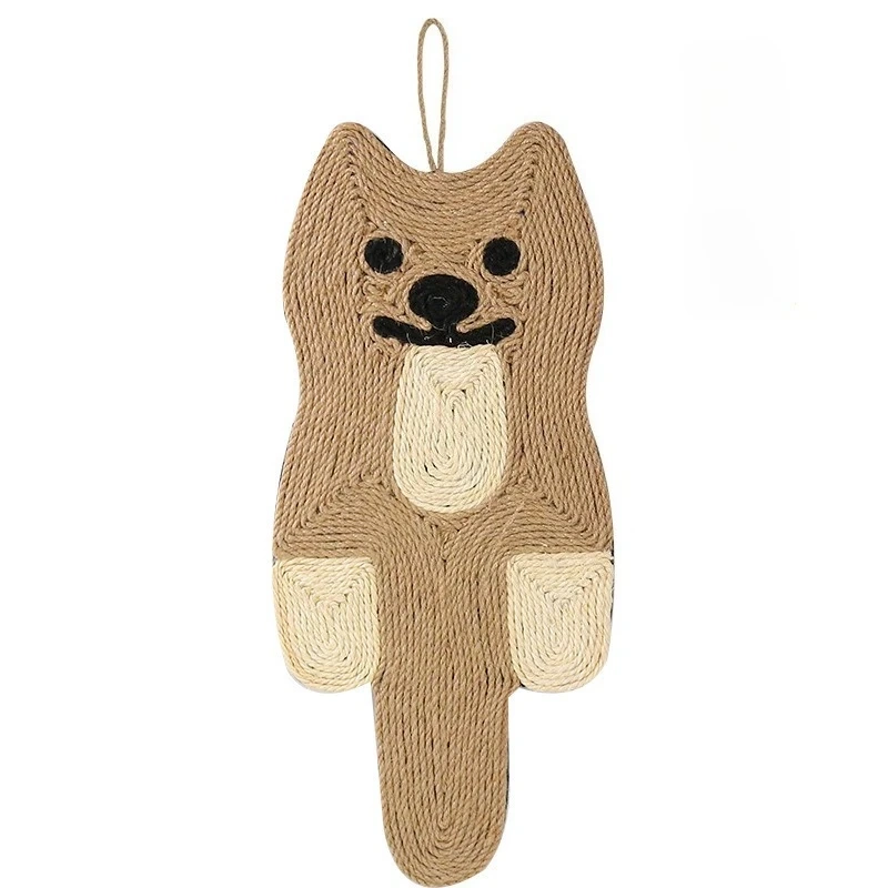 Pet Cat Toy Sisal Cat Scratching Board Can Be Hung Cat Litter Pad Can Not Resist Crumbs