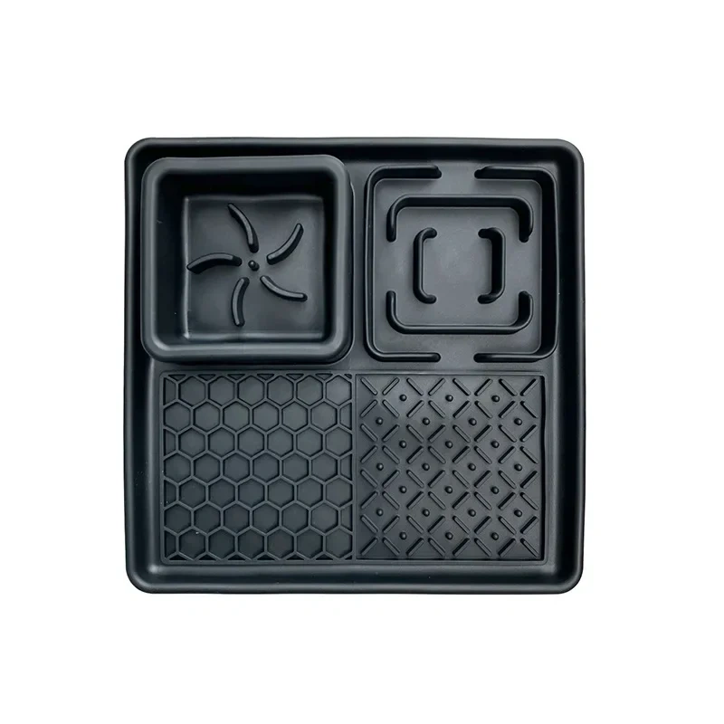 Cat Slow Feeding Mat Dog Lick Mats Pet Dinner Plate Food Grade Silicone Cat and Dog Tableware Sucker Type Slow Food Bowl
