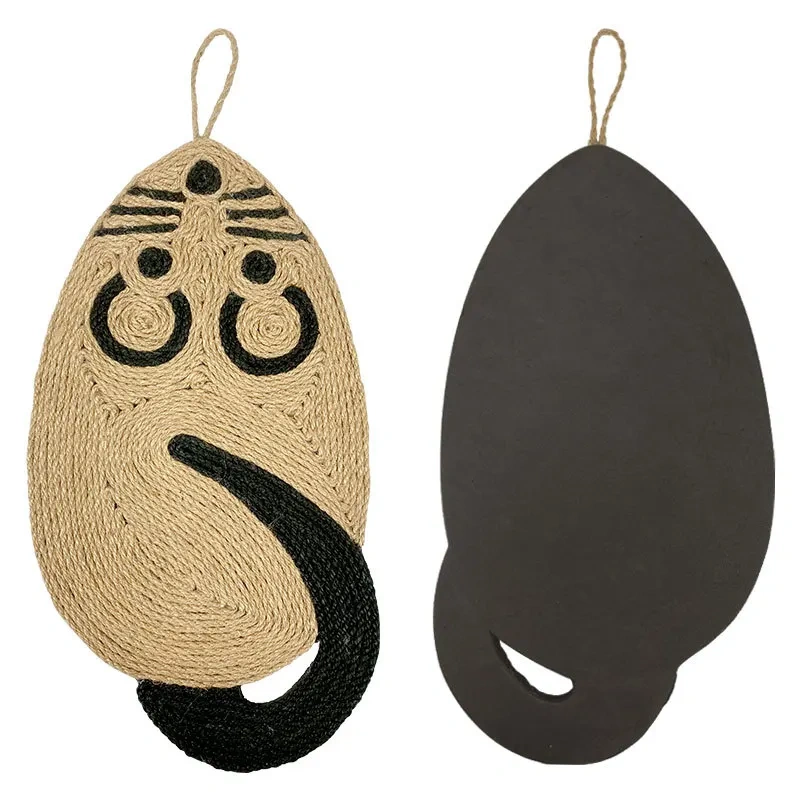 Pet Cat Toy Sisal Cat Scratching Board Can Be Hung Cat Litter Pad Can Not Resist Crumbs