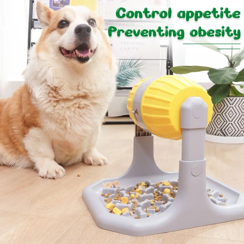 New pet toy leakage ball rolling feeder for relieving boredom, training dogs to prevent choking, feeding bowl