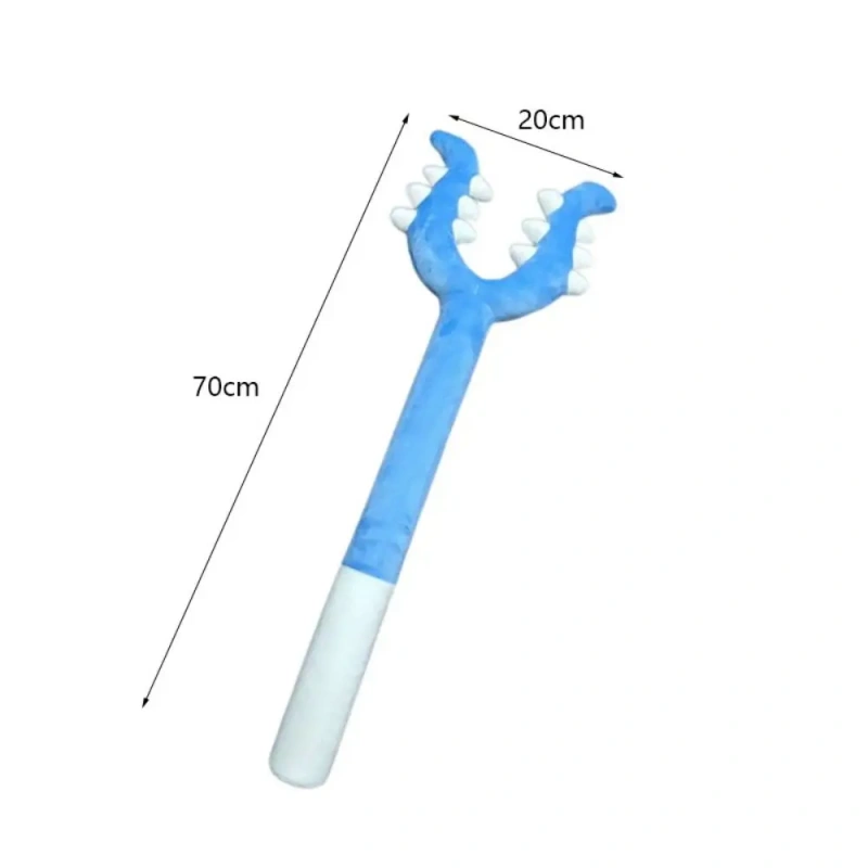 Anime Wand Toy Plush Cat Teaser Long Fork Shape Funny Cat Stick 70cm Dog Interactive Toys Kids