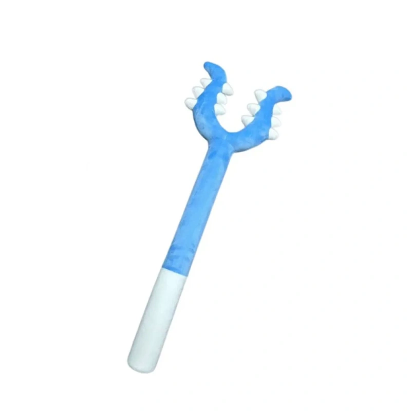 Anime Wand Toy Plush Cat Teaser Long Fork Shape Funny Cat Stick 70cm Dog Interactive Toys Kids