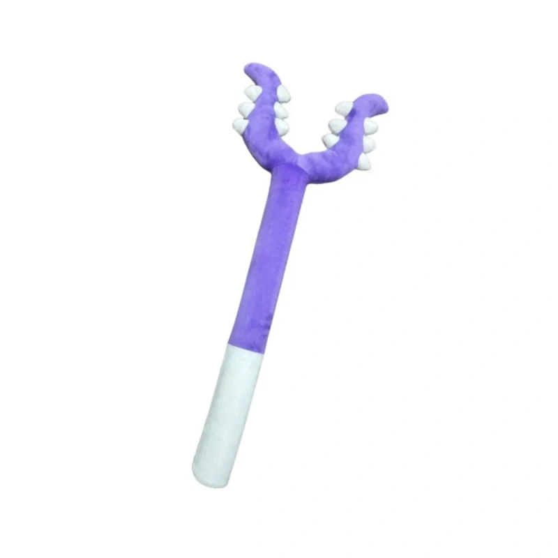 Anime Wand Toy Plush Cat Teaser Long Fork Shape Funny Cat Stick 70cm Dog Interactive Toys Kids