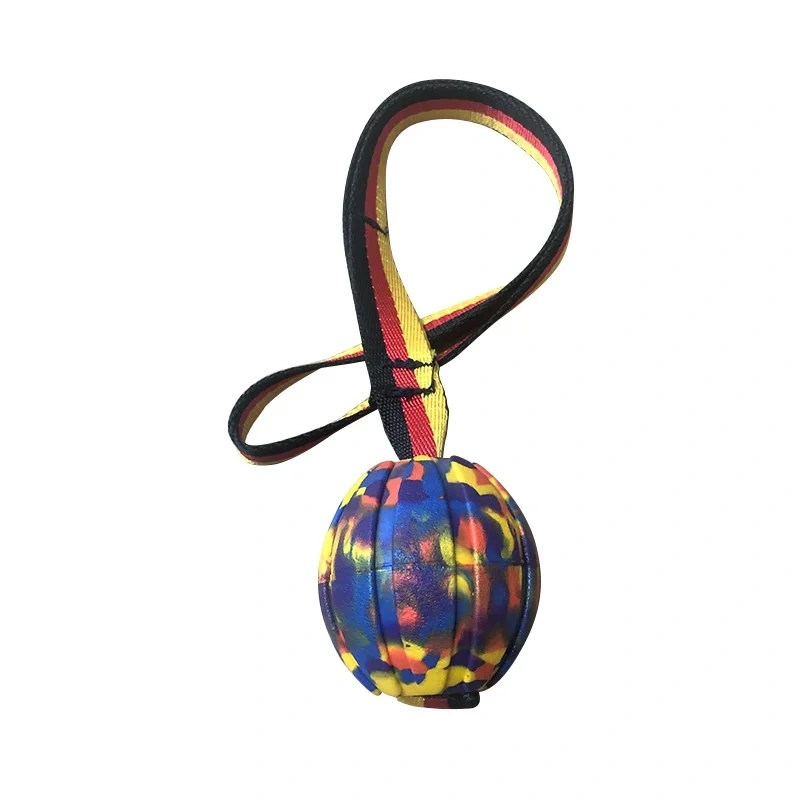 Single Head EVA Rope Pet Toy Ball Bite Resistant Floating Water Training Knotted Supplies for Dog Use