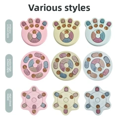 Pet Supplies Dog Educational Toys Boredom Relief Artifact Interactive Educational Feeding Toys Disc Finger Stars Slow Food