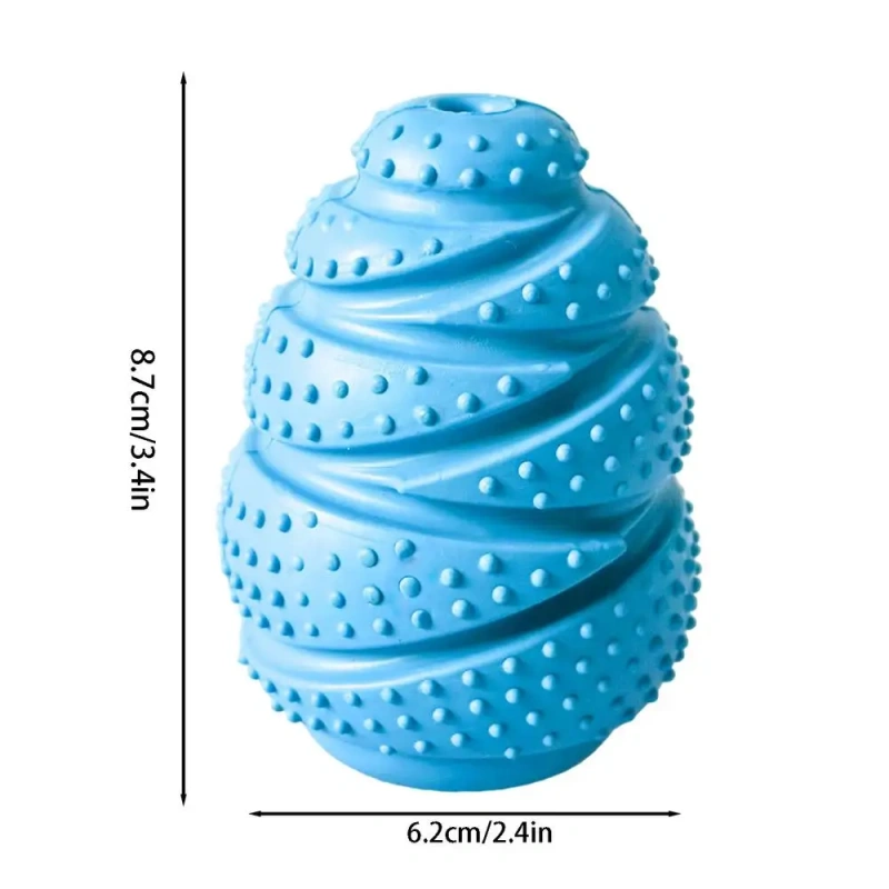 Dog Food Dispenser Toy Pet Dog Leaking Food Chew Toy Bright Color Chewing Toy for Dog Training Food Distribution Play