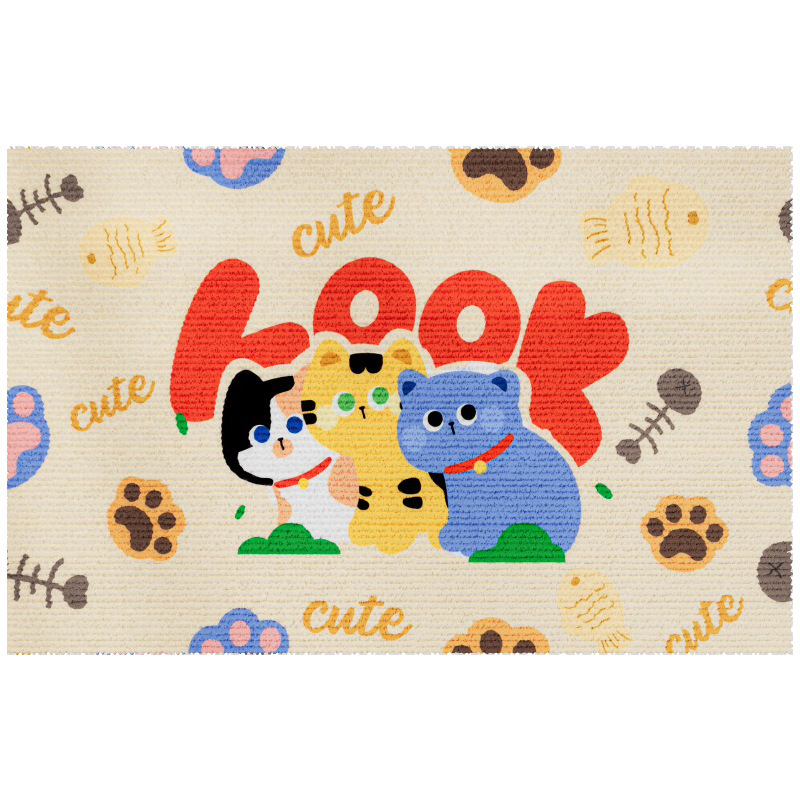Cat Climbing Mat Cuttable And Pasteable Cat Toy Wear-Resistant Scratch Sticker MultiFunctional Wall Sticker