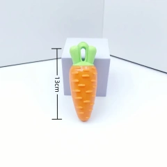 Eco-Friendly Interactive Dog Toy Durable TPR Resistant Corn Training Grinding Sound Toy with Rope and Rubber for Play