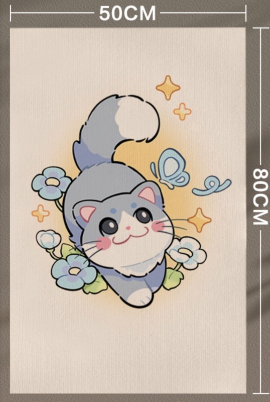Cat Climbing Mat Cuttable And Pasteable Cat Toy Wear-Resistant Scratch Sticker MultiFunctional Wall Sticker