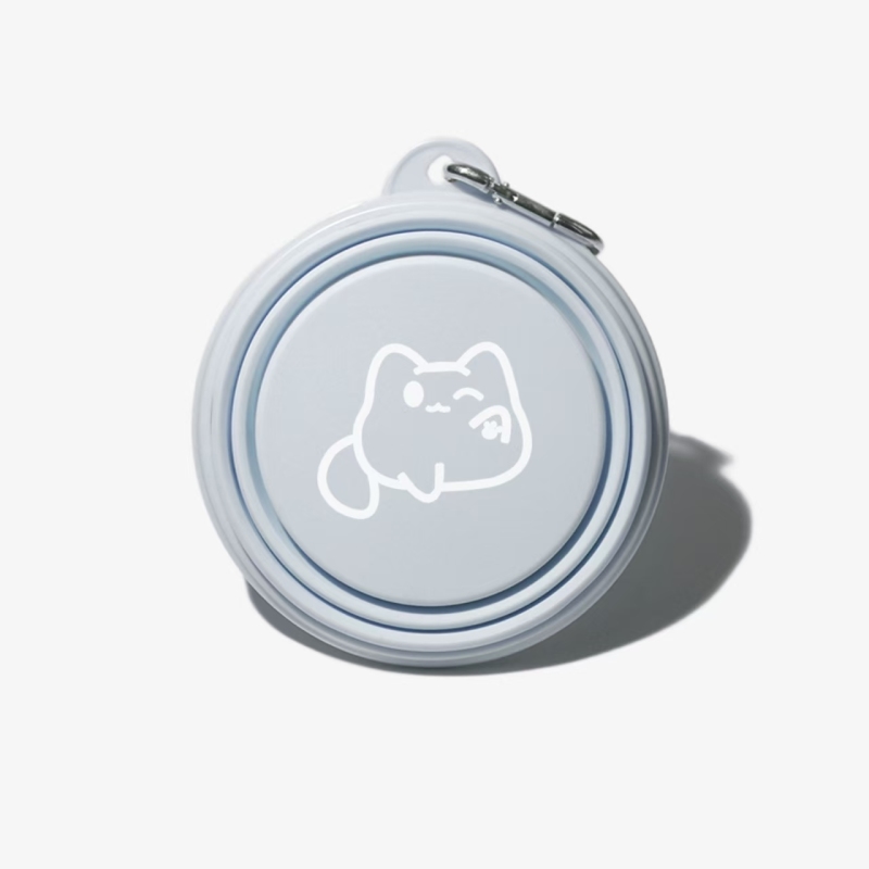 Dog Pet Folding Silicone Bowl 350ml/650ml