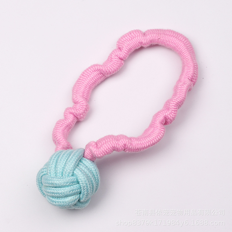 Custom Pet Dog Chew Toy Pack Set Ball  Cotton Rope