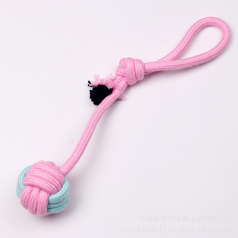 Custom Pet Dog Chew Toy Pack Set Ball  Cotton Rope