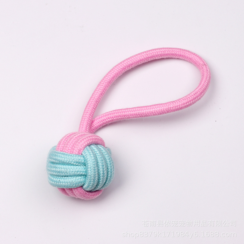 Custom Pet Dog Chew Toy Pack Set Ball  Cotton Rope