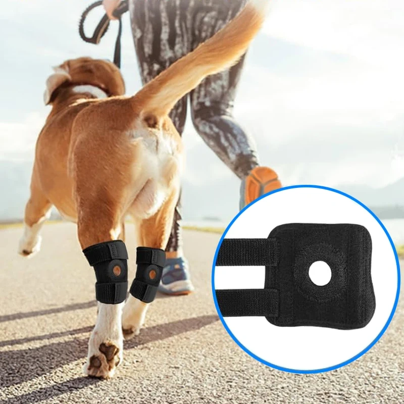 Pet Knee Pads Dogs Injury Recovery for Leg Hock Joint Wrap Breathable Injury Recover Legs Dog Protector Support Protects Bandage