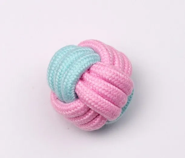 Custom Pet Dog Chew Toy Pack Set Ball  Cotton Rope Squeaky Dog Toy Pet Dog Gift Candy Color