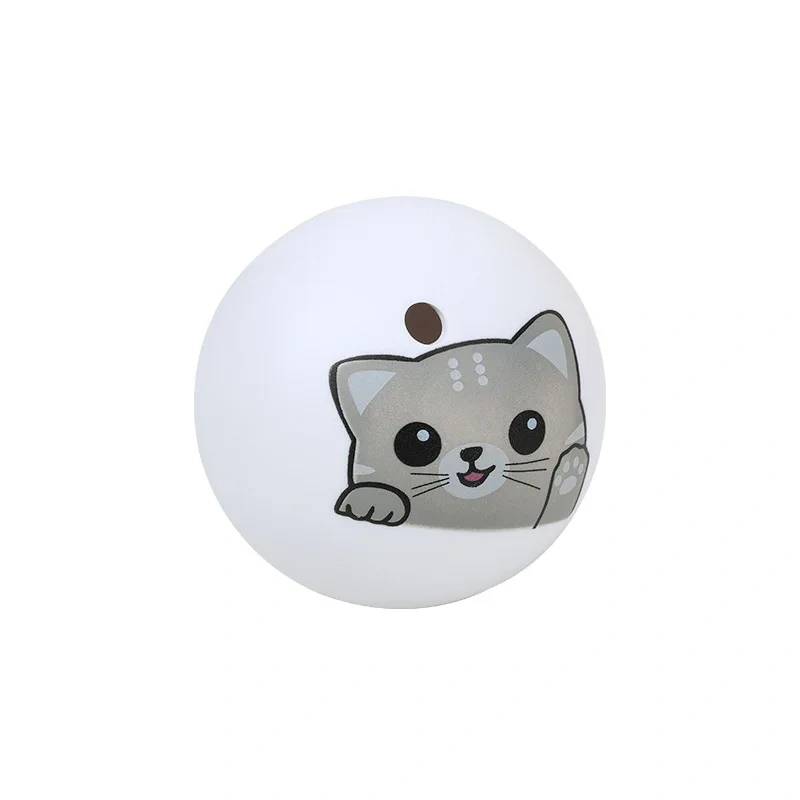 Pet Squeak Ball Toys Cat Indoor Interactive Play Supplies Kitten Chewy Resistant Teeth Grinding Puppy Throwing Training Products