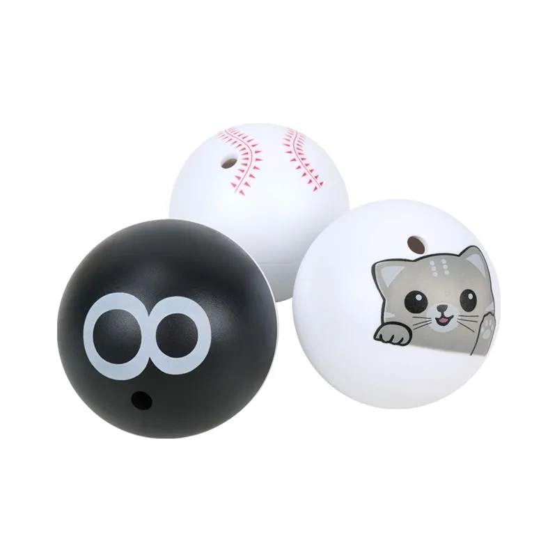 Pet Squeak Ball Toys Cat Indoor Interactive Play Supplies Kitten Chewy Resistant Teeth Grinding Puppy Throwing Training Products
