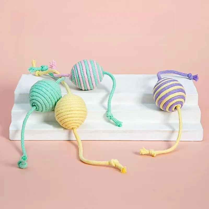 New Cat Toys Ball Interactive Toys for Pets That Can Make Sounds Cat Self Hi Toy Ball Teeth Grinding Products Cat Accessories