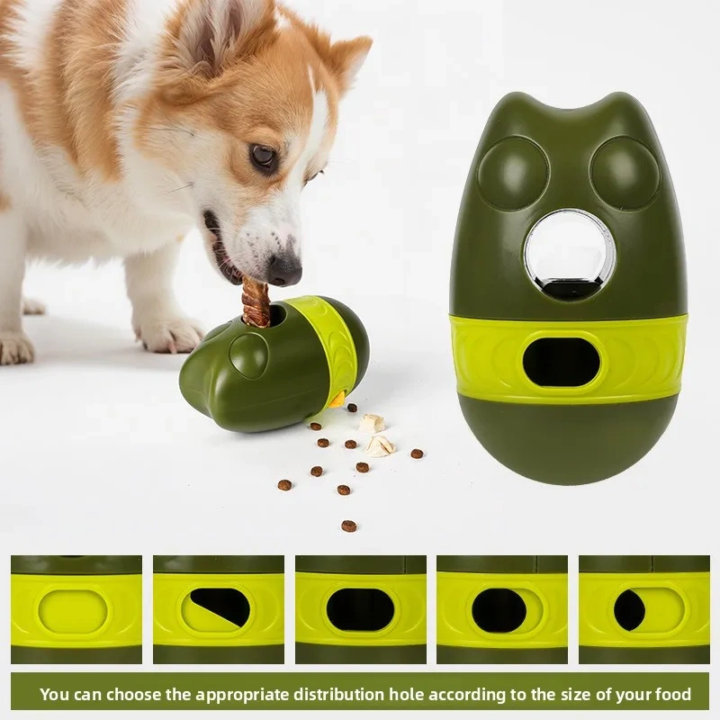 Self-Pleasure Boredom Relief Dog Cat Food Hiding Device Bite-Resistant Molar-Resistant Educational Chew Toys Slow Food Bowl Pet