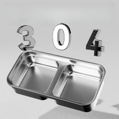 1pcs Stainless Steel Anti-Tip Pet Bowl for Dogs & Cats - Durable Food & Water Dish with Leak-Proof Feeding Bowl for Cats & Dogs