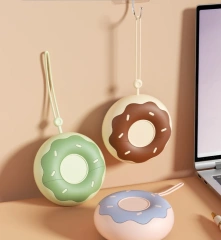 Sweet Donut Single Compartment Portable Hair Sticker Oblique Tear Type Hair Removal Tool Food Preservation Feature Household Use
