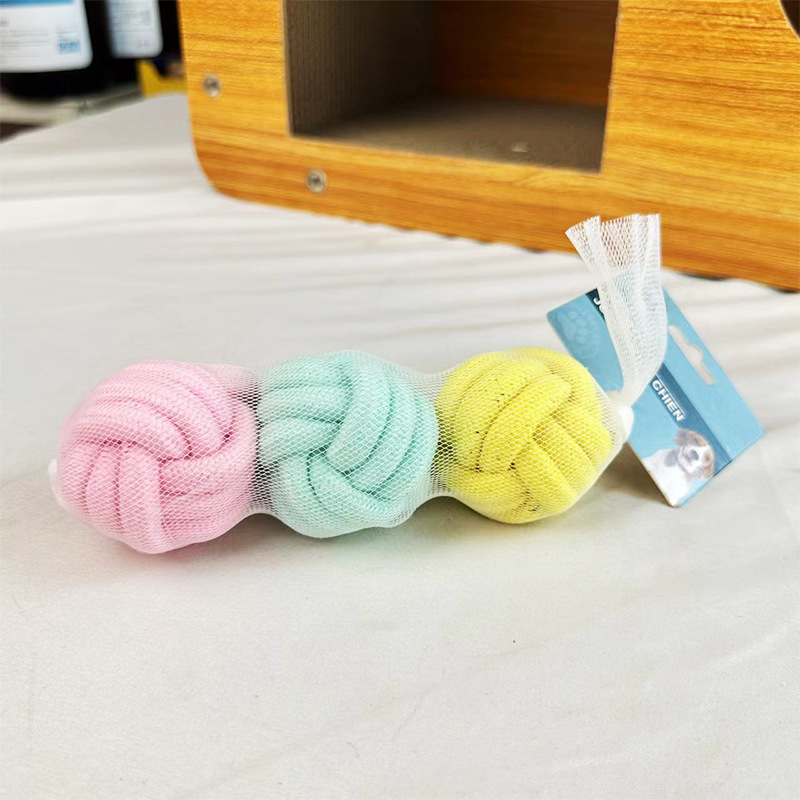 Pet dog cotton rope ball combination pack