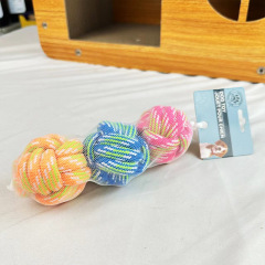 Pet dog cotton rope ball combination pack