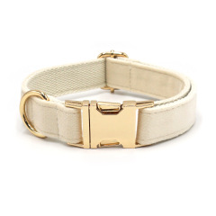 Customzied Contacts Metal Buckle, Thick Velvet Pet Collar