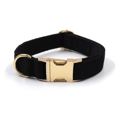 Customzied Contacts Metal Buckle, Thick Velvet Pet Collar