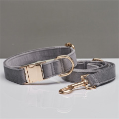 Dog Collar with Engraving Anti-Lost Small Outdoor Walking Dogs Leash
