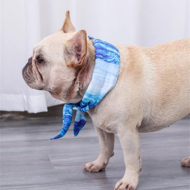 Cooling Bib Summer Dog Cooling Scarf for Outdoor Walking Cooling Accessories
