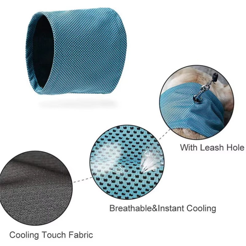 Pet summer cooling scarf